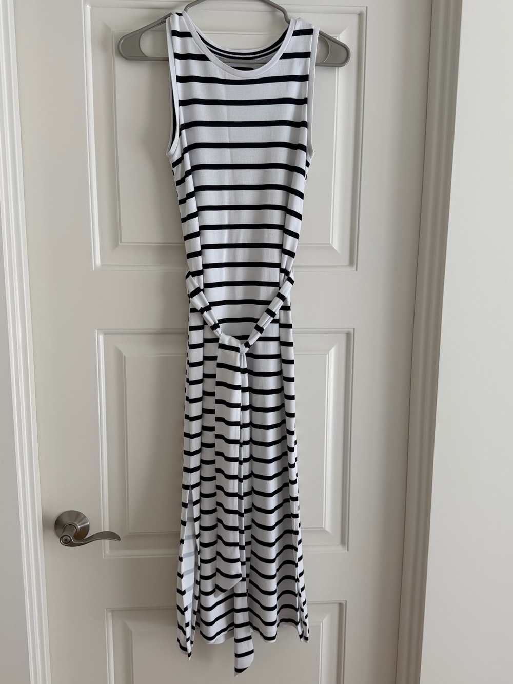 Banana Republic Ponte Striped Tank Dress
